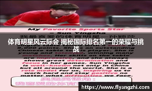 体育明星风云际会 揭秘国际排名第一的荣耀与挑战